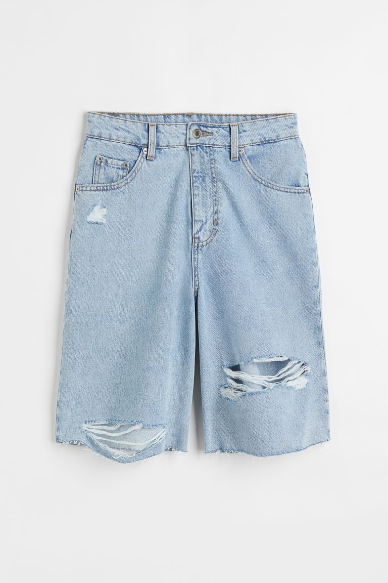 Wide Bermuda High Waist Shorts | H&M (DE, AT, CH, NL, FI)