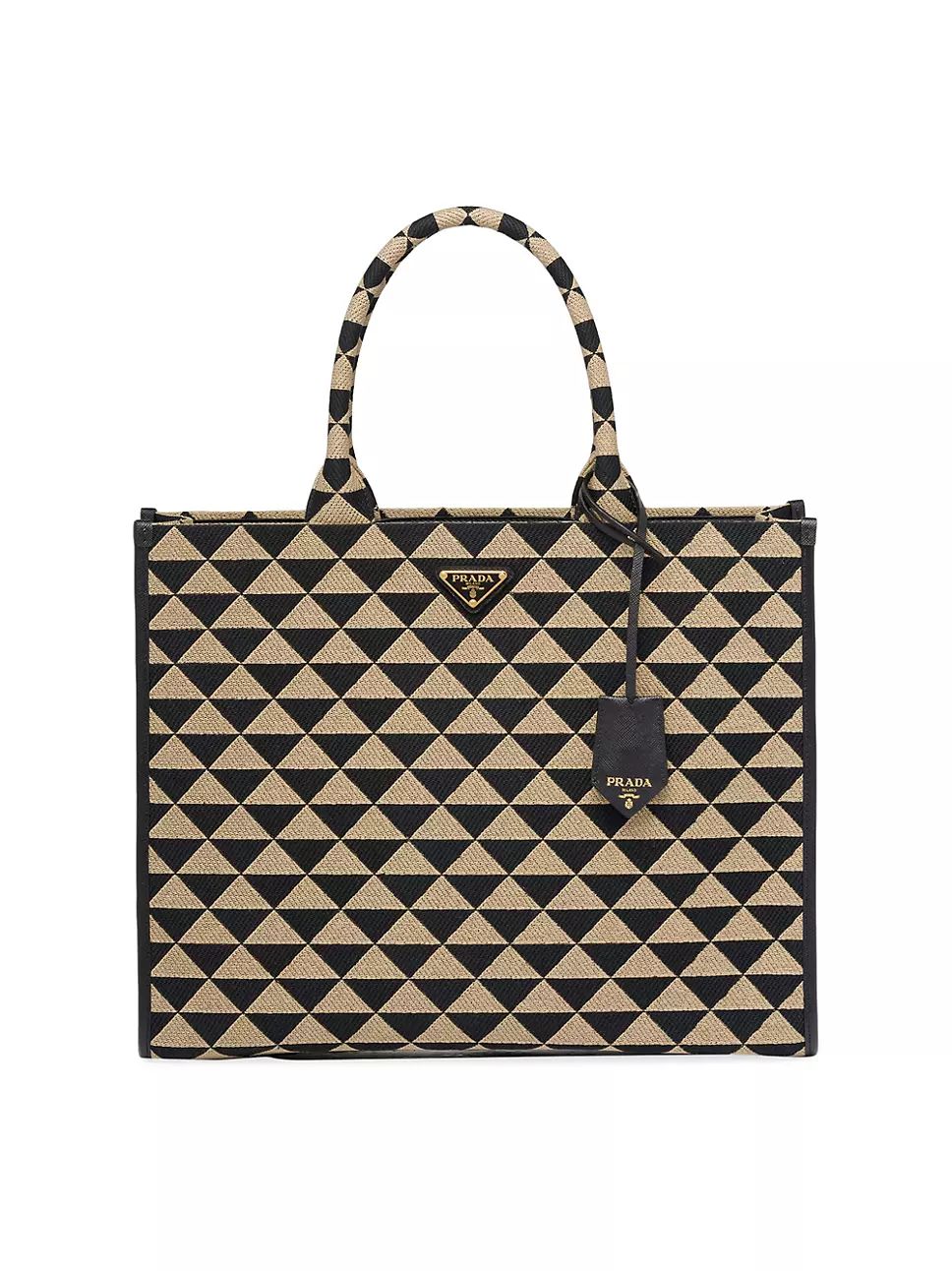 Large Symbole Embroidered Fabric Handbag | Saks Fifth Avenue