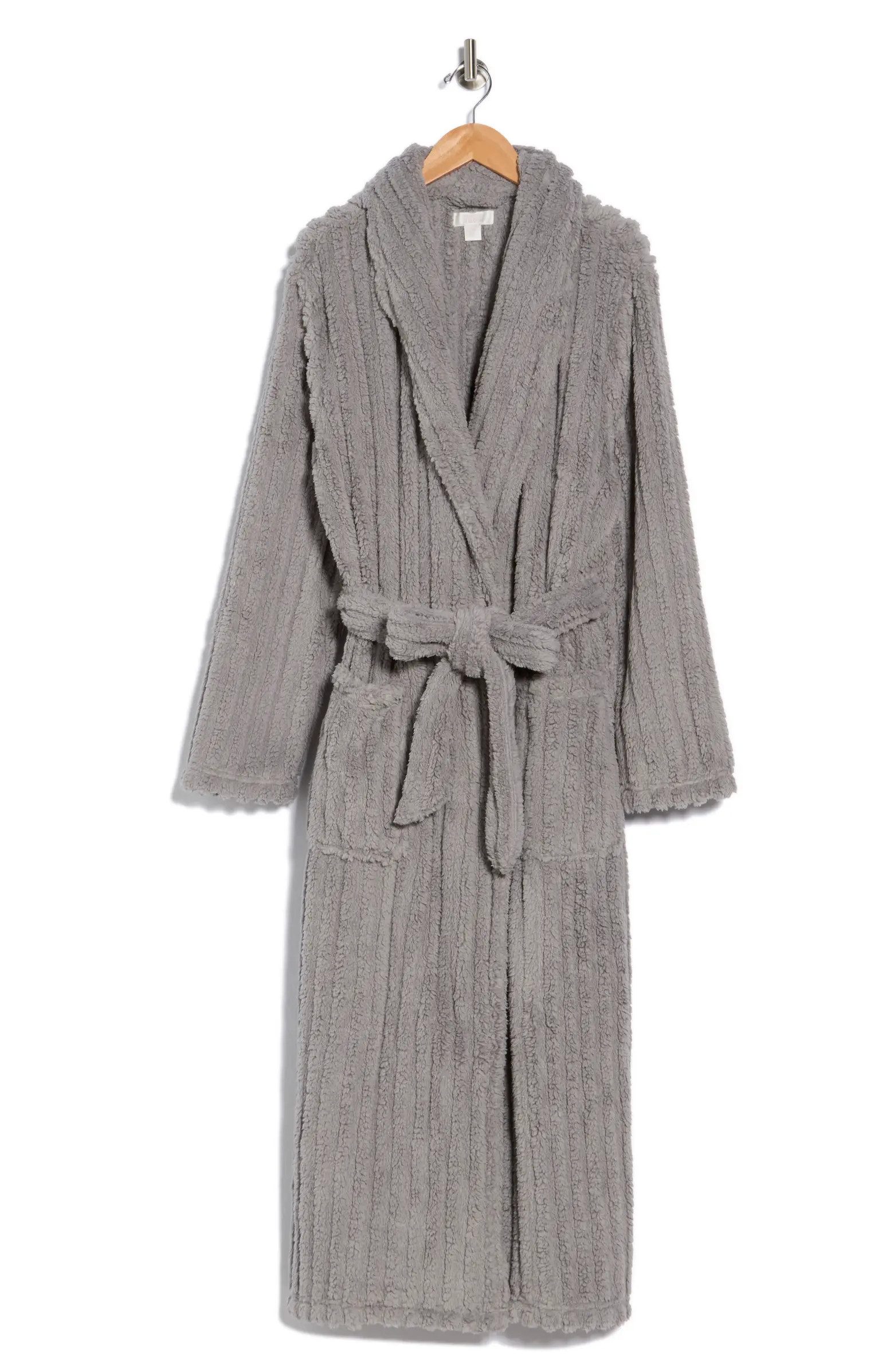 Textured Plush Fleece Robe | Nordstrom Rack