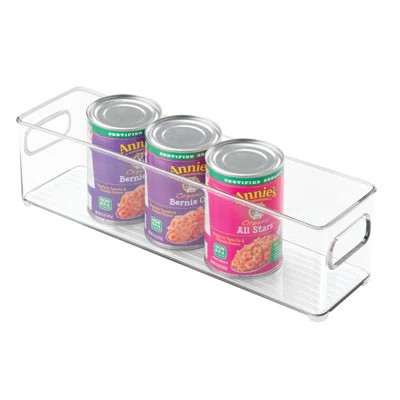 iDesign Plastic Refrigerator and Freezer Storage Bin, BPA-Free Organizer, 14.5" x 4" x 4", Clear | Wayfair North America
