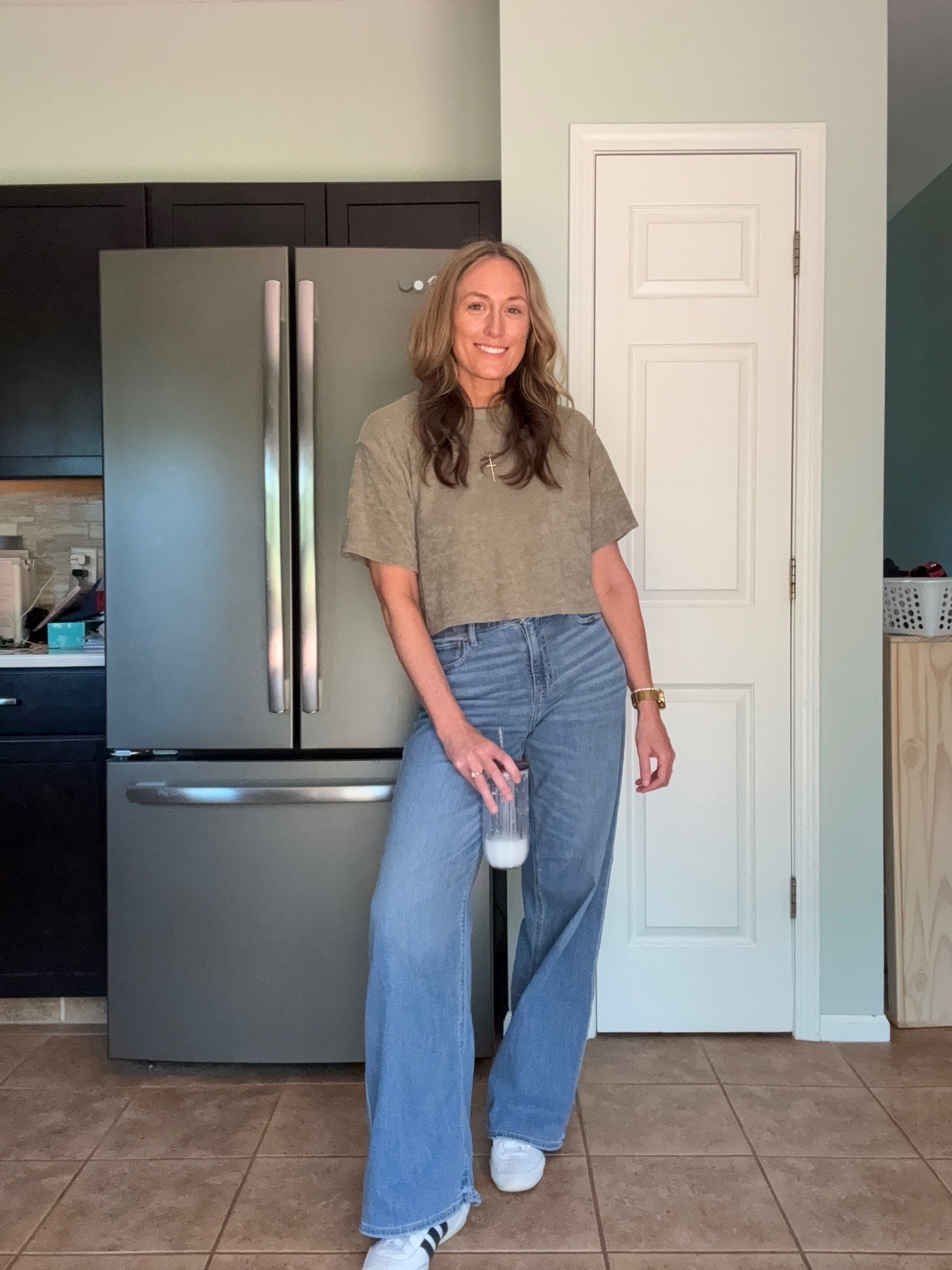 5/14/26 ✨ Jeans are a 4 long. 

Everyday outfits. Easy outfits. Easy outfit ideas. Neutral basics. Spring outfits. Spring outfit idea. Casual outfits. Basic mom outfit. Casual outfit idea. Casual outfit. Everyday outfit. Mom outfit. Street style. Casual mom outfit. Amazon fashion. Sports mom outfits. Sports mom outfit idea.

#LTKootd #LTKmomlife #LTKOver40