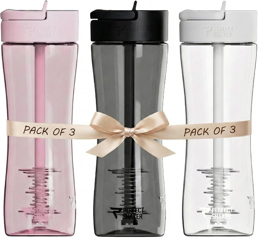PerfectShaker Luma Series Tritan Shaker Bottle with Built-In Straw & Measurement Scale \u2013 28o... | Amazon (US)