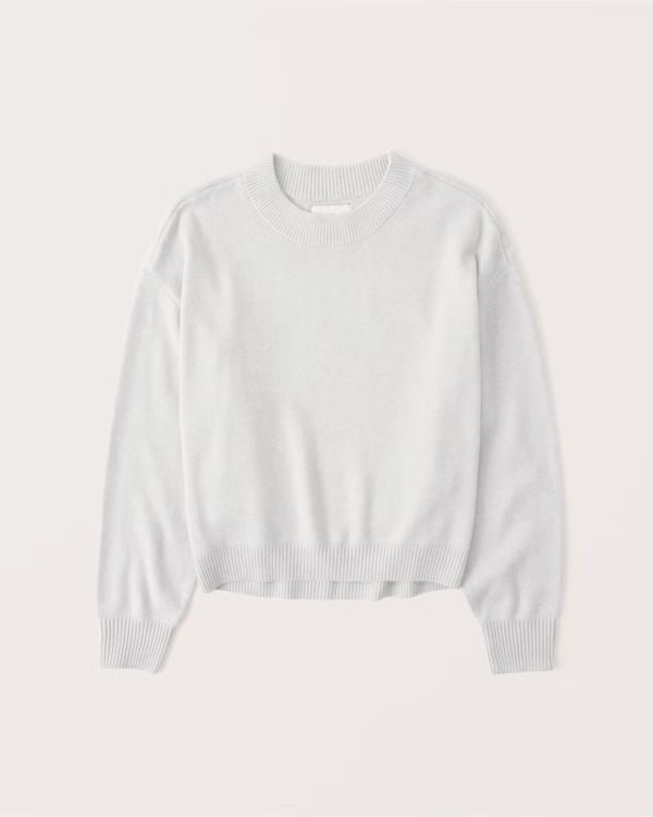 Women's LuxeLoft Crew Sweater | Women's Tops | Abercrombie.com | Abercrombie & Fitch (US)