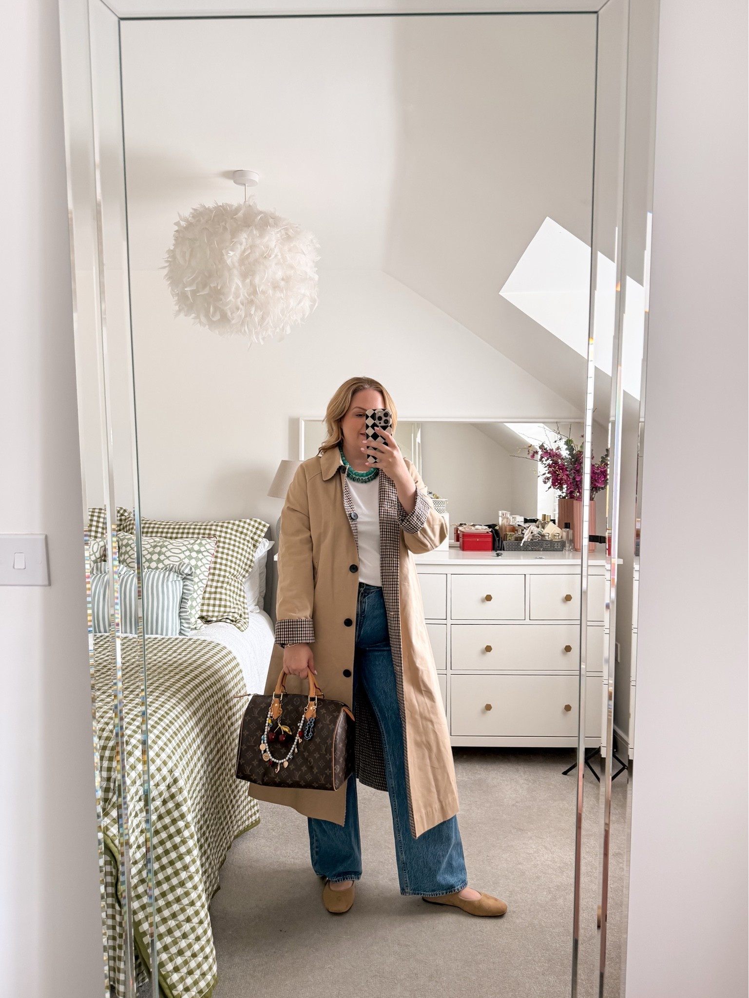 30 days of curvy autumn outfits | day 10 

I’m wearing:
- size M in the trench 
- size L in the t-shirt 
- size 31r in the jeans

#LTKuk #LTKmidsize #LTKautumn