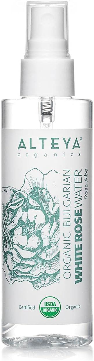 Alteya Organics White Rose Water USDA Certified Organic Facial Toner, 3.4 Fl Oz/100mL Pure Bulgar... | Amazon (US)