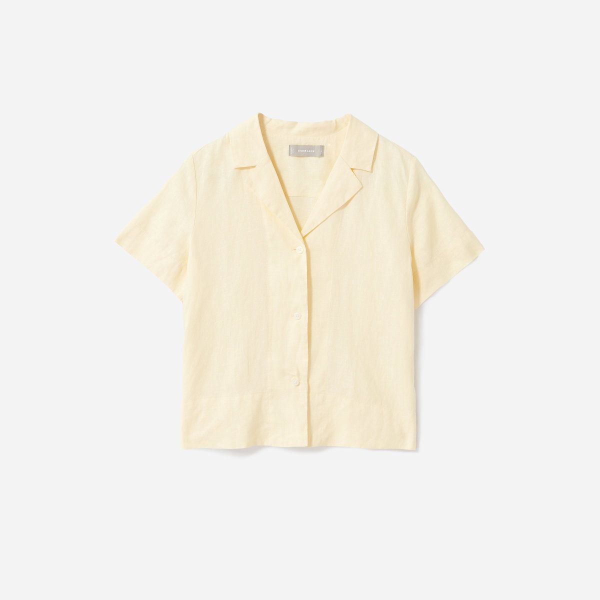 The Linen Notch Short-Sleeve Shirt | Everlane