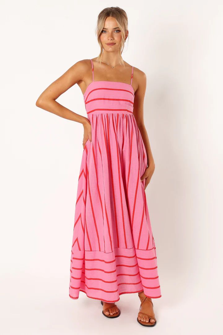 Pixie Maxi Dress - Pink Red | Petal & Pup (AU)