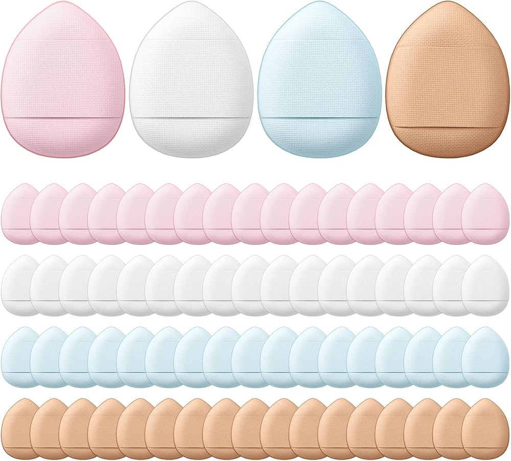 72 Pcs Finger Powder Puff Mini Makeup Sponge Soft Beauty Makeup Blender Puff for Foundation, Face... | Amazon (US)