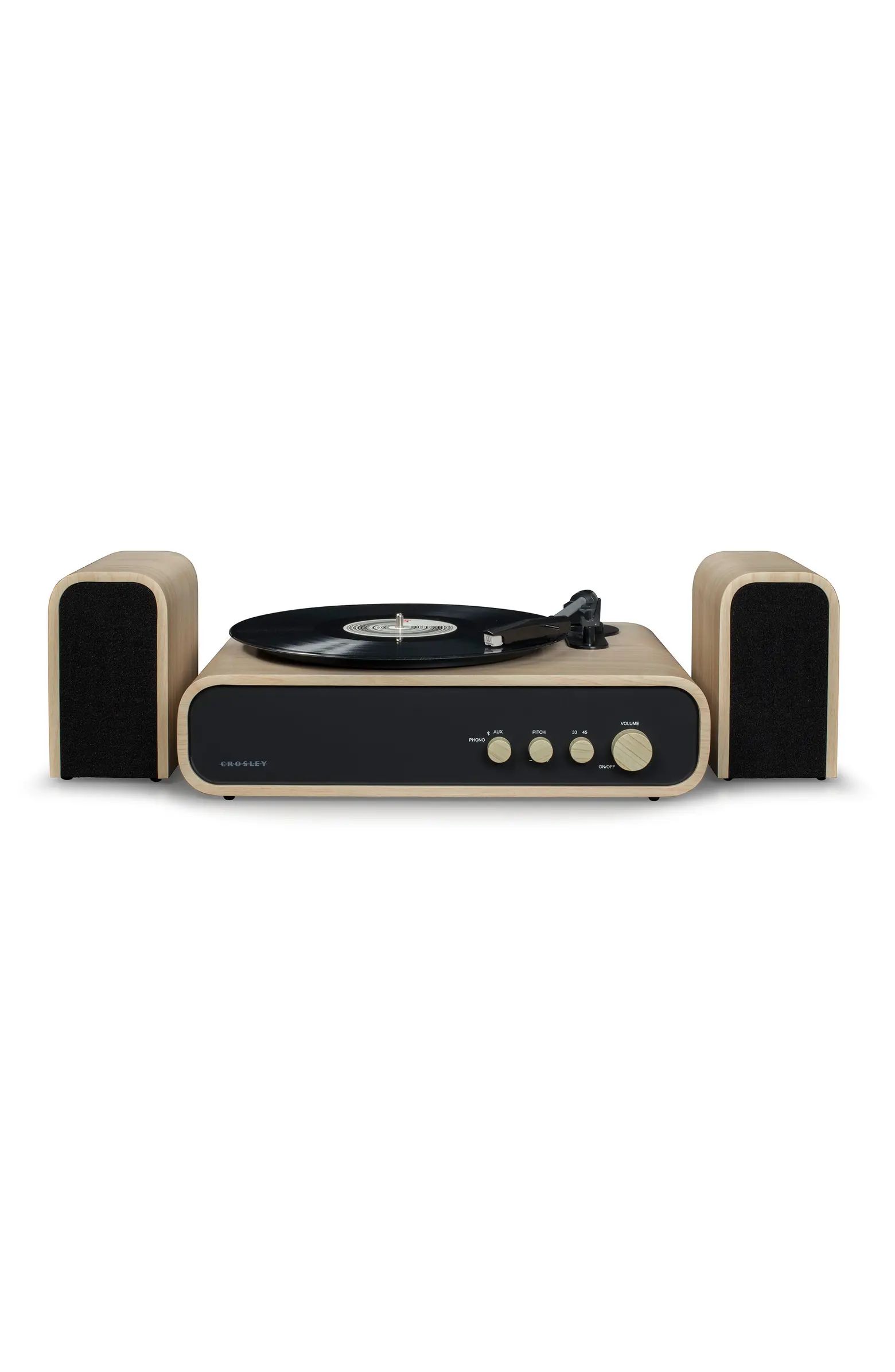 Crosley Radio Gig Shelf Record Player & Speakers System | Nordstrom | Nordstrom