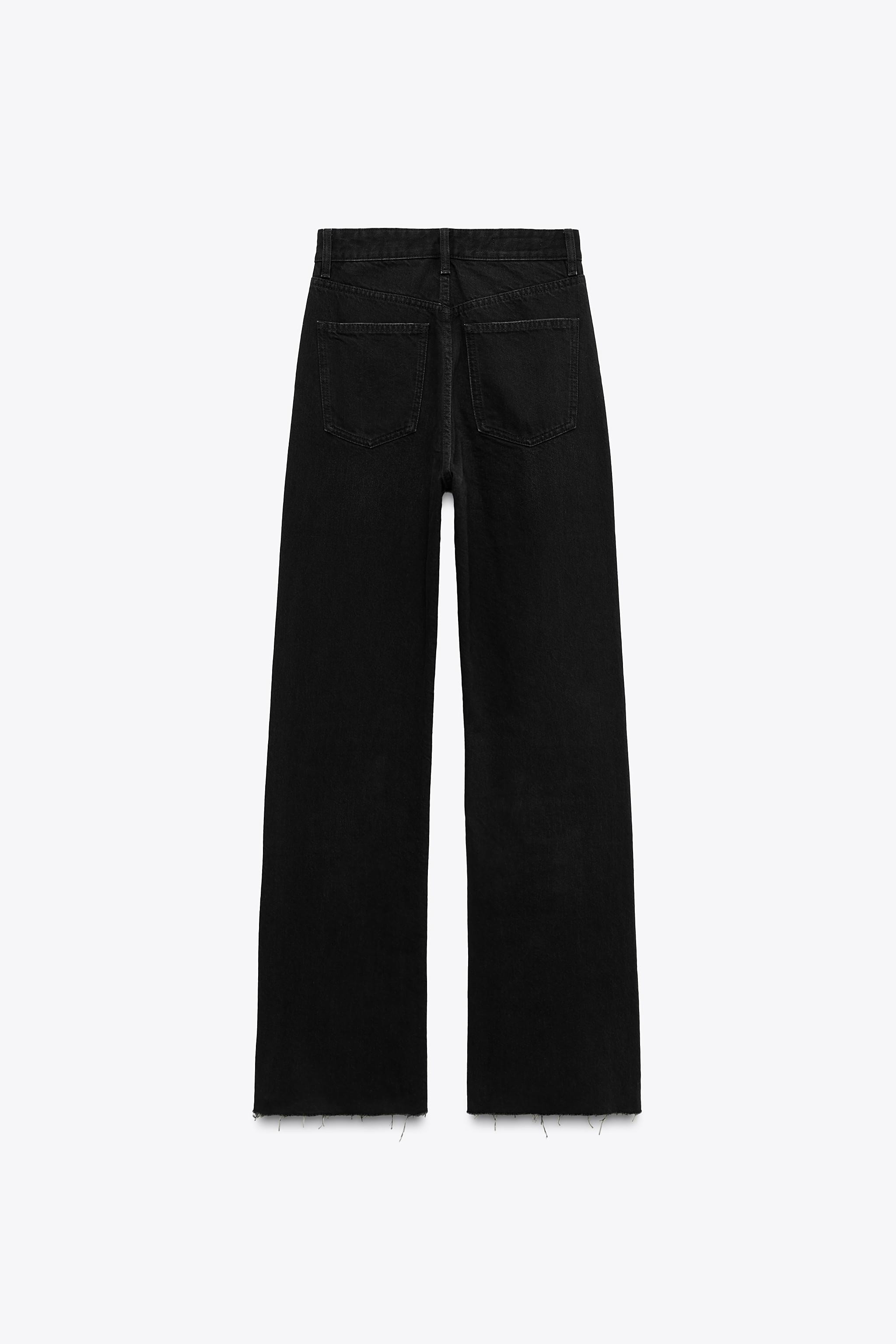 TRF HIGH RISE WIDE LEG JEANS | Zara US