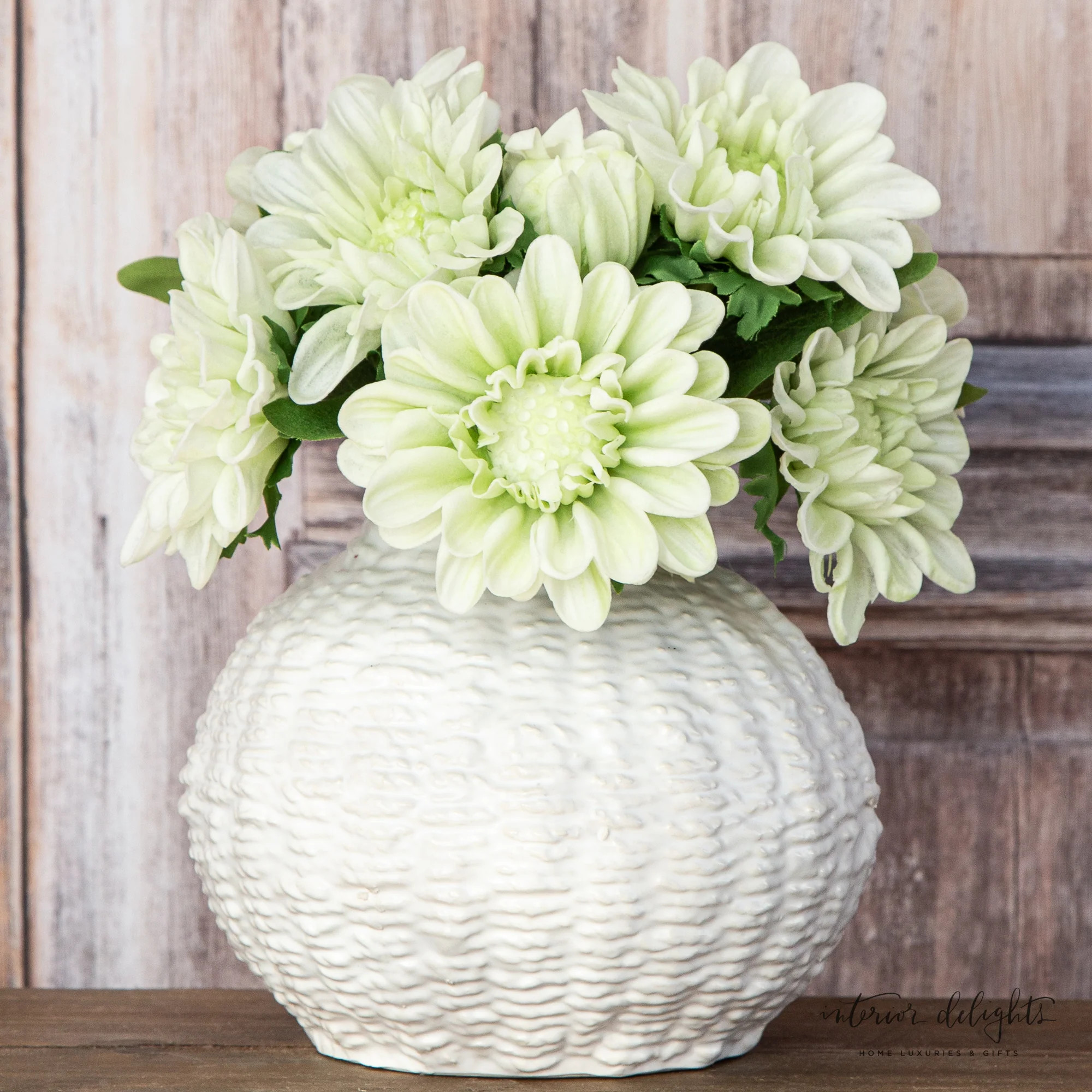13” White Mum Bundle | Interior Delights