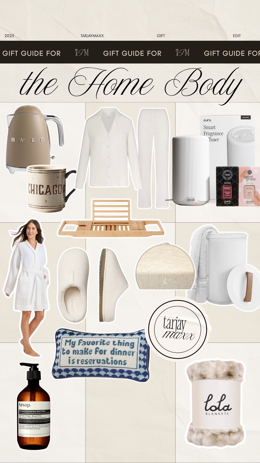 Gift ideas for the homebody gift guide for the home body 2025 gift guide season is here, and I’ve rounded up ideas for everyone on your list — from thoughtful white elephant gifts to easy picks for him, her, stocking stuffers, in laws, hard to shop for family members and friends etc. target finds, amazon finds, walmart home, affordable home, cb2 dupe, studio mcgee, crate and barrel dupe, pottery barn dupe, home roundup, target home decor, target home, amazon home, walmart finds, martha stewart aesthetic, mongolian cashmere oversized sweater, equestrian style, dinner party, cherry vibe, fall wedding, farm cottage, polka dots, mini desserts, grandmacore home gift ideas for her gift idea for mom gift ideas for grandma gift ideas for a friend

#LTKSeasonal #LTKHoliday #LTKGiftGuide