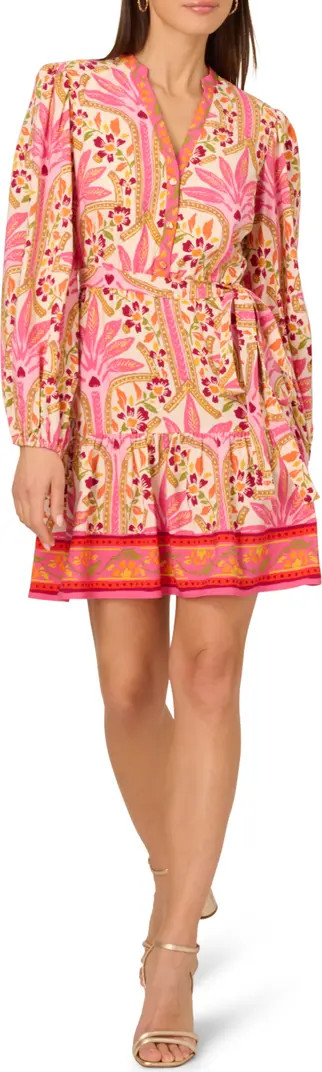 Printed Long Sleeve Dress | Nordstrom