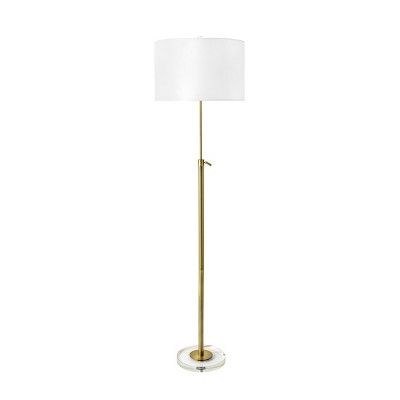 nuLOOM Dexter 60" Metal Floor Lamp Lighting - Brass 60" H x 16" W x 16" D | Target