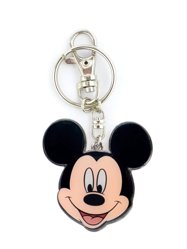 Disney Mickey Two Sided Colored Pewter Key Ring Black, 1" | Amazon (US)