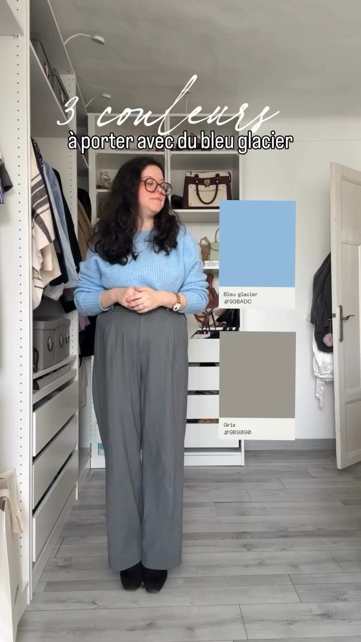 Selon Pinterest, la couleur de l’année serait le bleu glacier. Une teinte froide et lumineuse qui peut sembler un peu difficile à associer au premier abord.
Je me suis donc amusée à imaginer 3 couleurs à porter avec du bleu glacier pour l’intégrer facilement dans un look.

Alors, quelle combinaison est ta préférée ?

*certains produits de cette publication ont été reçu gratuitement