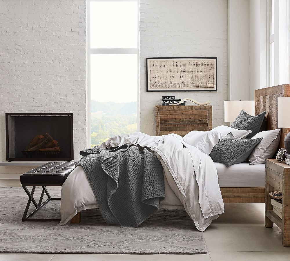 Chase Textured Hand-Tufted Wool Rug | Pottery Barn (US)