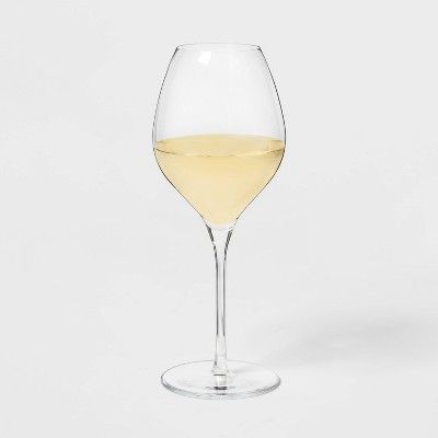16oz 4pk Glass Ballooned White Wine Glasses - Threshold™ | Target