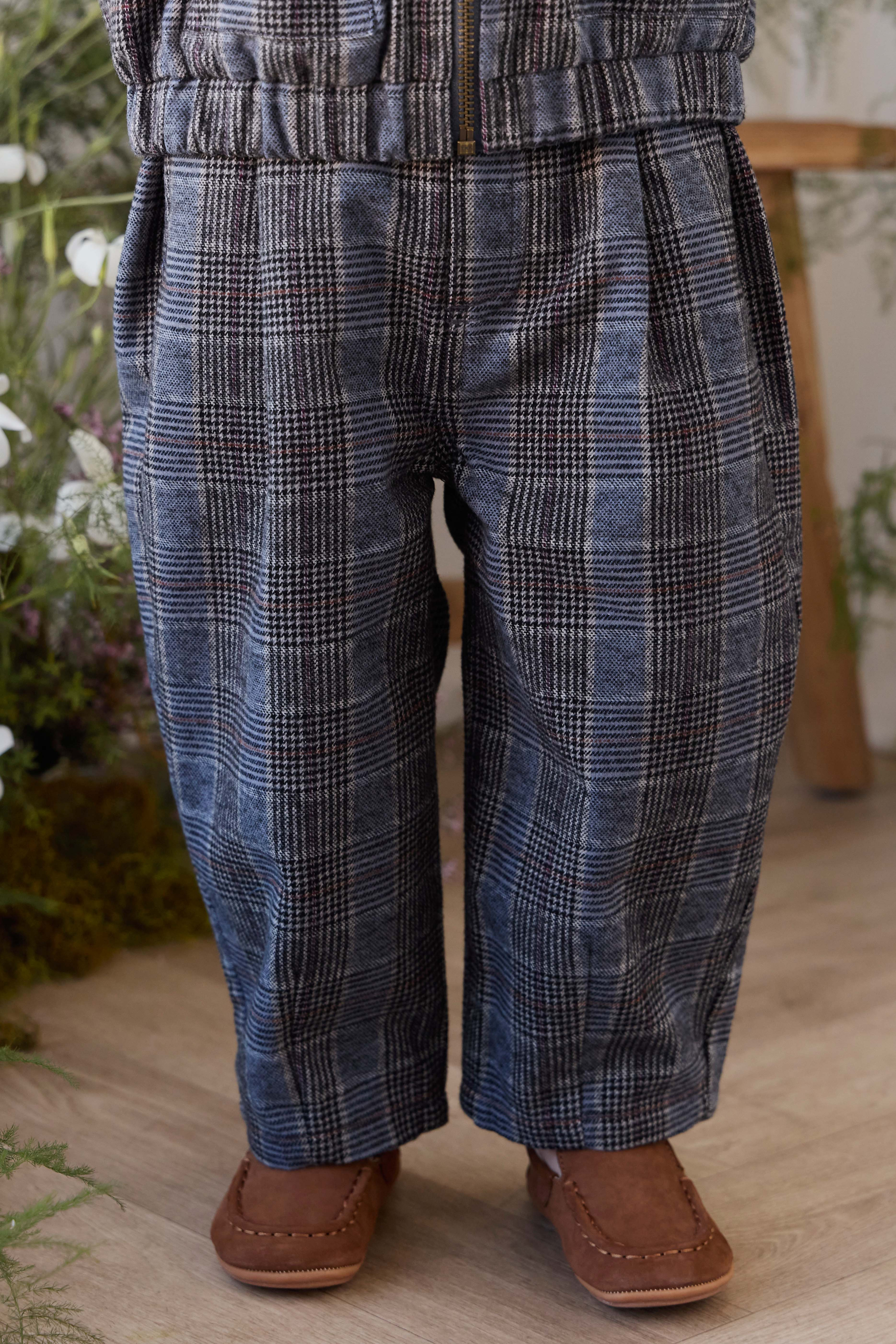 Campbell Pants - Checked Cotton | Jamie Kay