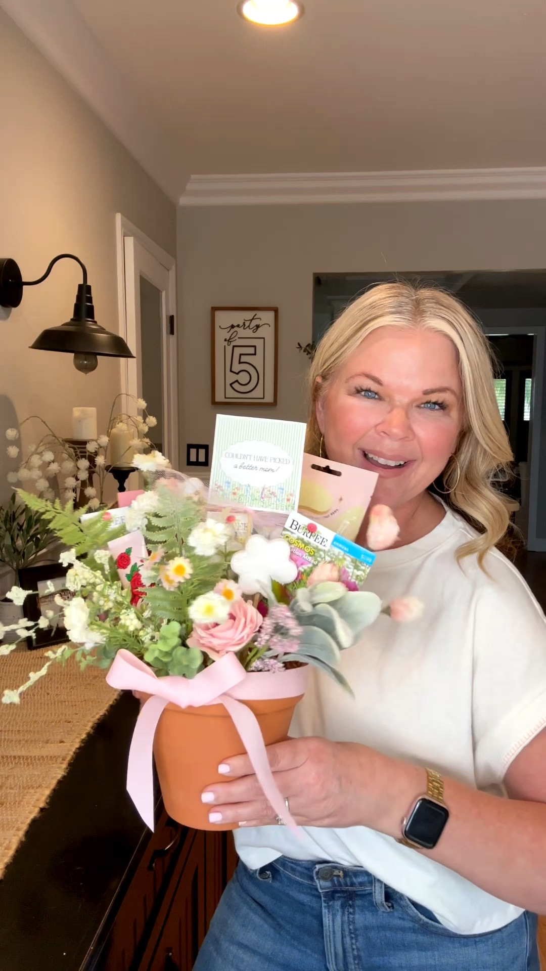 Couldn’t Have Picked A Better Mom💐🩷 An easy DIY flower arrangement! So cute, so thoughtful & useful. She will never want to take it apart. Sure to make Moms day for Mother’s Day. Join me for more ideas!🎀 

#LTKSeasonal #LTKmomlife #LTKstorytime