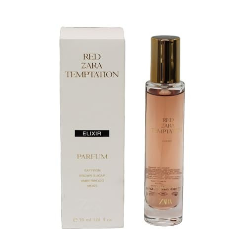 Zara Red Temptation Elixir Perfume for Women Intense Long Lasting Elegant and Sophisticated Fragrance with Bold Feminine Appeal Extrait de Parfum 30ml (1.0 fl. oz.) | Amazon (US)