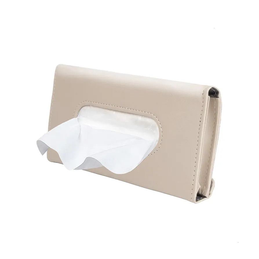 Car Tissue Holder, Sun Visor Napkin Box, Auto Napkin Case with Tissues Refill, Paper Towel Dispen... | Amazon (US)