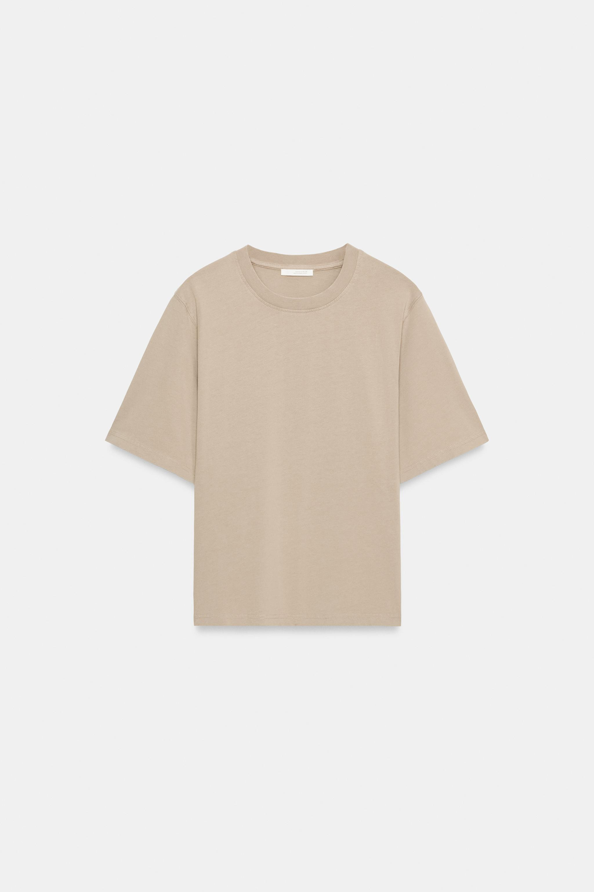 FITTED COTTON T-SHIRT | Zara US
