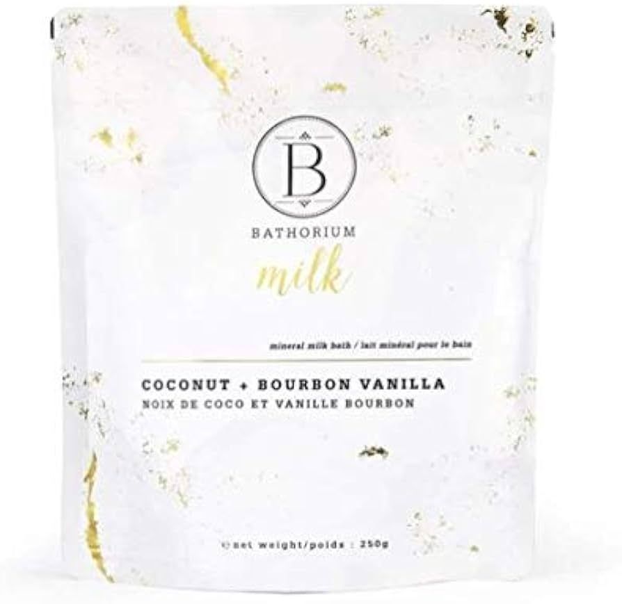 Bathorium - Natural Bath Milk Coconut & Bourbon Vanilla - 250 Grams | Amazon (US)