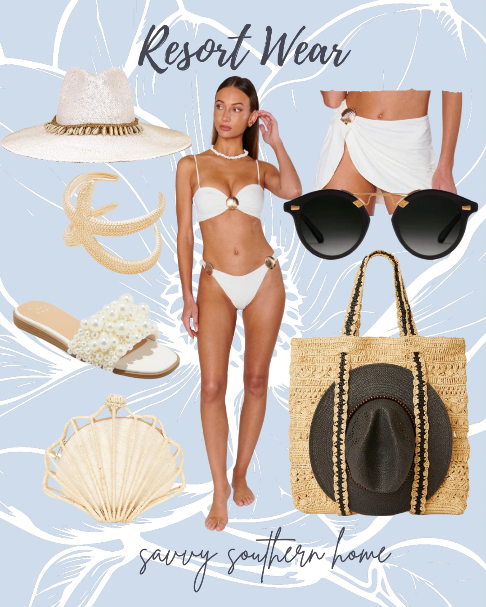 Love a white and gold look for the beach! This Show Me Your Mumu Swimsuit is on my wishlist for summer. This beach bag is also great for traveling with your beach hat! 

Beachwear| Resort Wear| Vacation| Swimsuit| |Swimwear| Hat| Beachbag| Sunglasses 



#LTKSwim #LTKFindsUnder100 #LTKSeasonal