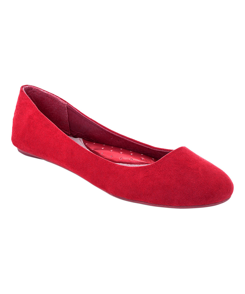 Rasolli Women's Ballet Flats Red - Red Bonita Flat - Women | Zulily