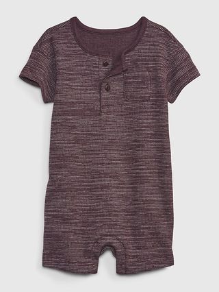 Baby Henley Shorty One-Piece | Gap (US)
