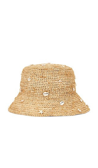 Nikki Beach Shelley Bucket Hat in Beige. | Revolve Clothing (Global)