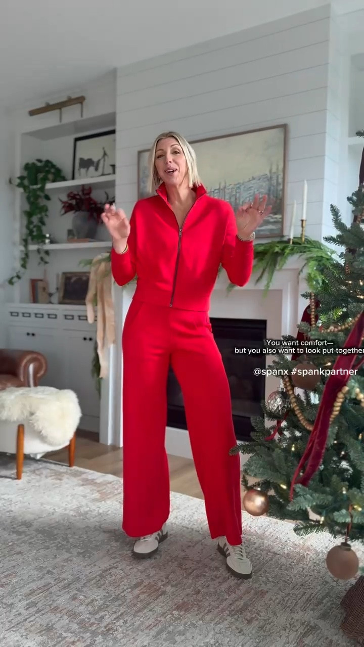 The comfiest holiday uniform has officially arrived ❤️ this is THE gift she wants!!
SPANX is doing 30% off sitewide, so I grabbed the red sets and WOW… festive, flattering, and actually comfy.

#LTKCyberWeek #LTKGiftGuide #LTKHoliday