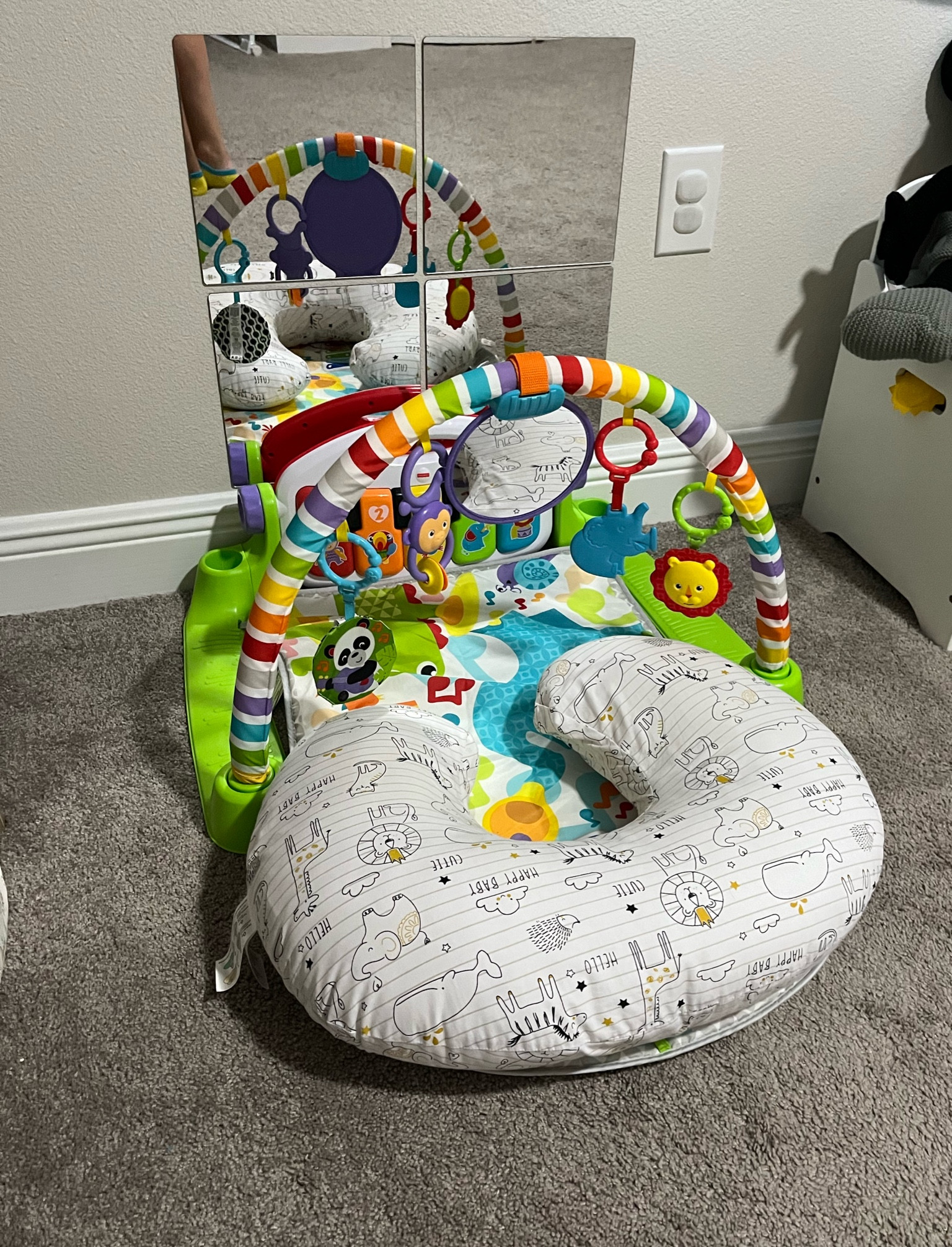 Baby loves their reflection? Incorporate it into their play corner! #babymusthaves #baby #fisherprice 

#LTKbaby #LTKfamily #LTKhome