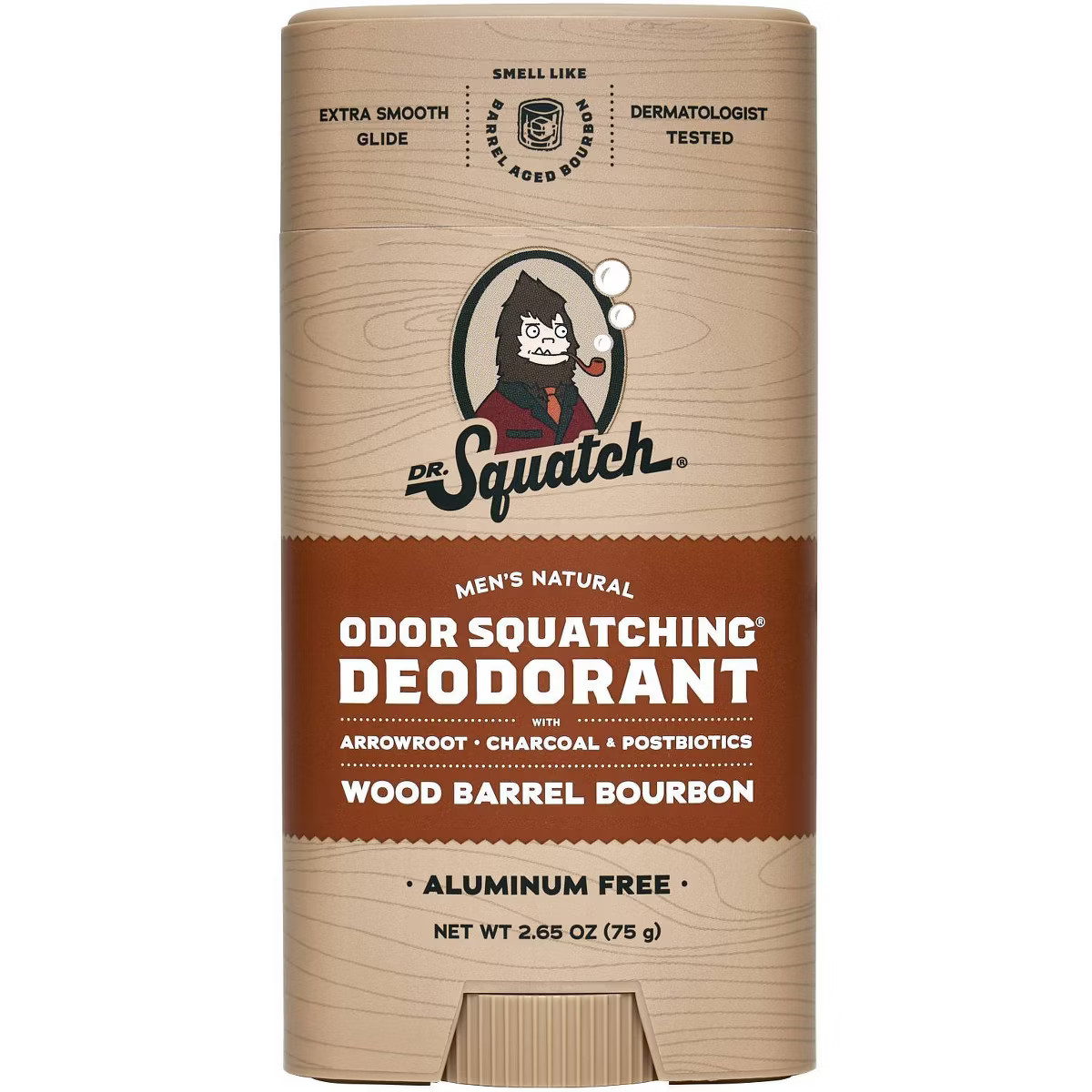 DR. SQUATCH Men's Natural Deodorant - Wood Barrel Bourbon - 2.65oz | Target