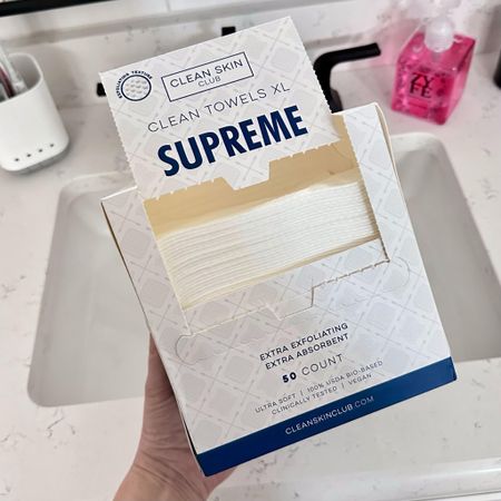 🎉 Stock up time!!! Clean Towels on major score!!!  I LOVE these! Such a difference in my skin (acne prone)! Noelle originally asked for these... At first I was like "well that's pretty extra", but then I read about the amount of bacteria (coliform and e-coli), dead skin cells + dirt on towels left to dry in the bathroom and here we are! I got them for myself 😂 - I've been using them for several months now and LOVE them!  (#ad)

#LTKSaleAlert #LTKBeauty #LTKFindsUnder50