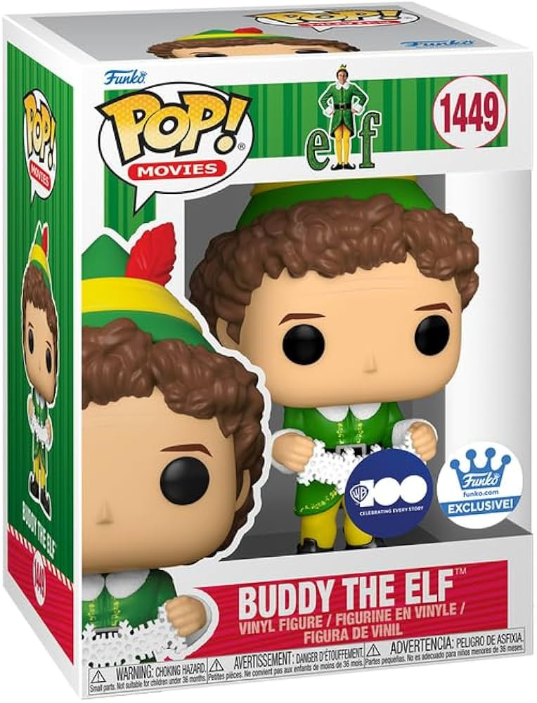 Funko Pop! Moveis: Elf - Buddy The Elf with Paper Snowflakes Shop Exclusive | Amazon (US)