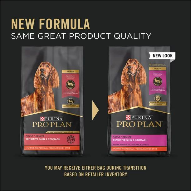 Purina Pro Plan Sensitive Skin and Sensitive Stomach Dog Food Salmon and Rice Formula | Walmart (US)