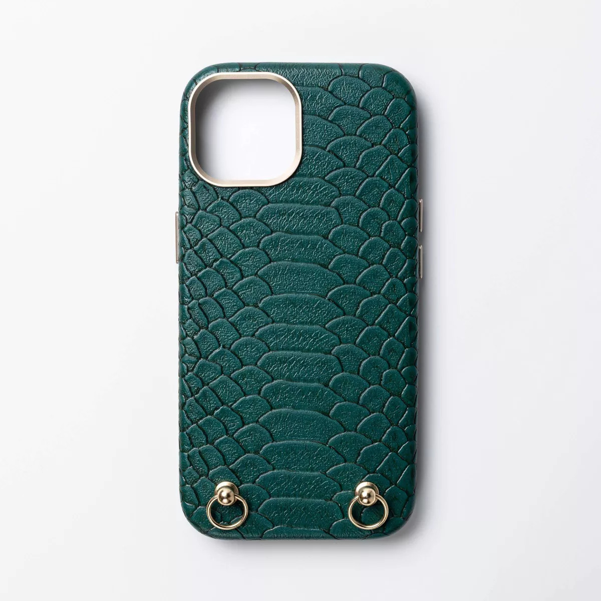 Hello Lux iPhone 16e/15/14/13 Phone Case - Green Croc Wrapped | Target