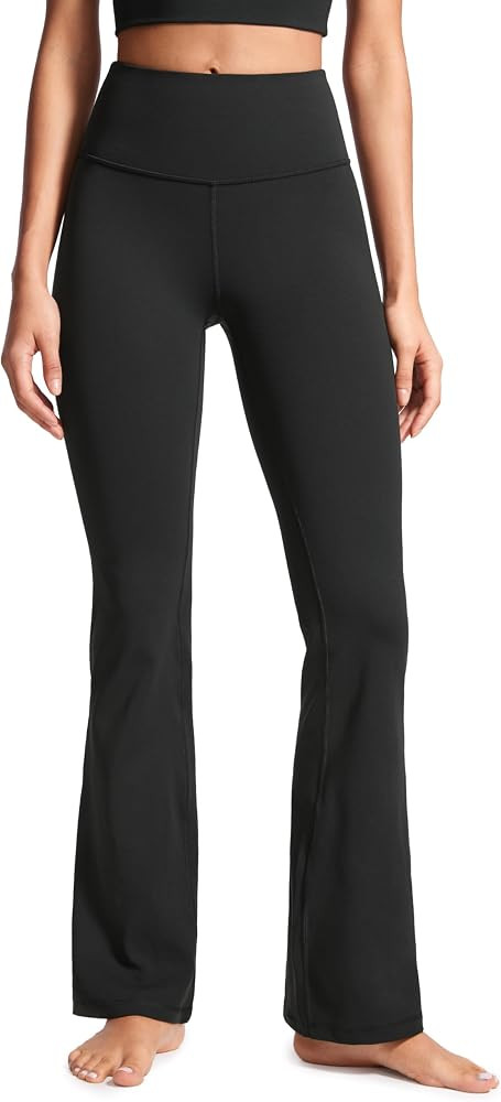 CRZ YOGA Womens Butterluxe High Waist Flare Pants 30.5" / 32" - Wide Leg Bootcut Yoga Pants with ... | Amazon (US)