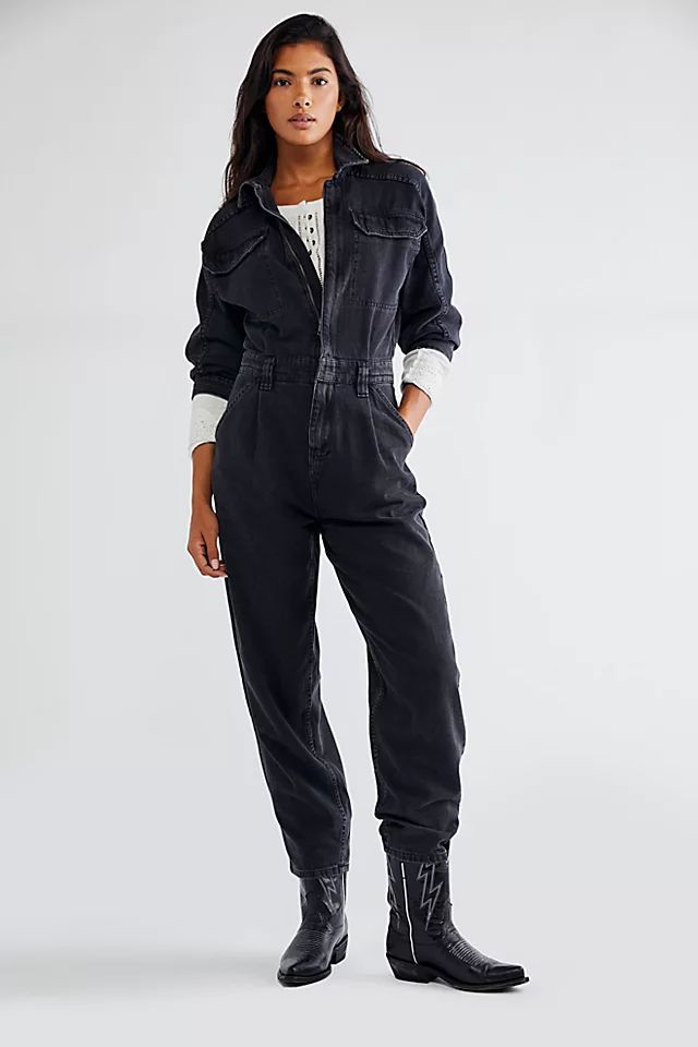 Sammie Denim Coverall | Free People (Global - UK&FR Excluded)