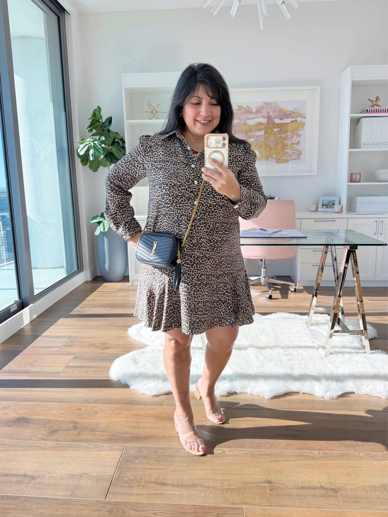 Fall outfits women over 50. I love this dress I received from @shop_avara for any shape and size, but if you’re here for over-50, midsize petite fashion, I can absolutely attest—this dress is a big winner!

The leopard print is on trend for fall, and the silhouette is a timeless classic that you’ll have in your closet for years to come. It’s such a comfortable style that can be worn for so many occasions, making it super versatile. Just swap out your shoes to dress it up or dress it down.

If prints aren’t your thing, this dress comes in several solid colors too and would be great to add to a fall capsule wardrobe. It’ll get a lot of use both casually and for business-casual workwear. It’s a great date-night and dinner outfit too.

Grab this one in whatever color or print is your favorite. After trying it on, I’m eyeing the solid colors now too!

Avara dress size large. Schutz sandals. YSL Mini Lou bag. Baublebar beaded necklace. 

@Avara

#LTKOver40 #LTKMidsize #LTKPetite