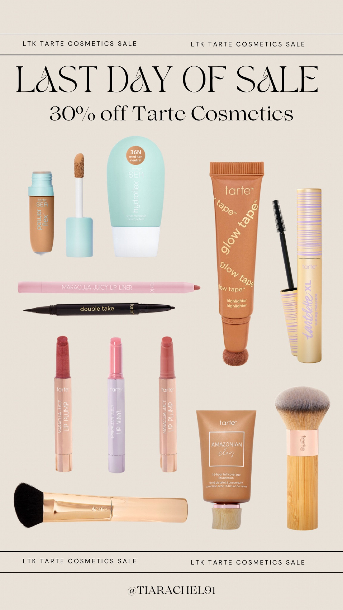 Last few hours to save 30% off Tarte products!! Code “tarteLTK30"

#LTKsalealert #LTKSpringSale #LTKbeauty