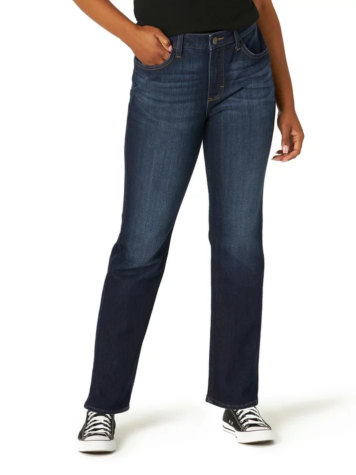 Lee Women's Midrise Straight Leg Jean | Walmart (US)