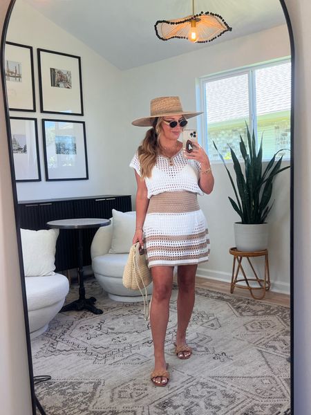 Crochet coverups from Amazon under $30 🫶🏼☀️🏖️!!! These are perfect for the beach and pool. Wearing size medium. 

#summeroutfit #swimcoverup #amazonswim #crochetcoverup 



#LTKover40 #LTKfindsunder50 #LTKswim