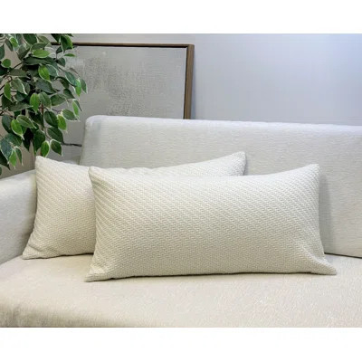 Textured Polyester Pillow Cover | Wayfair North America