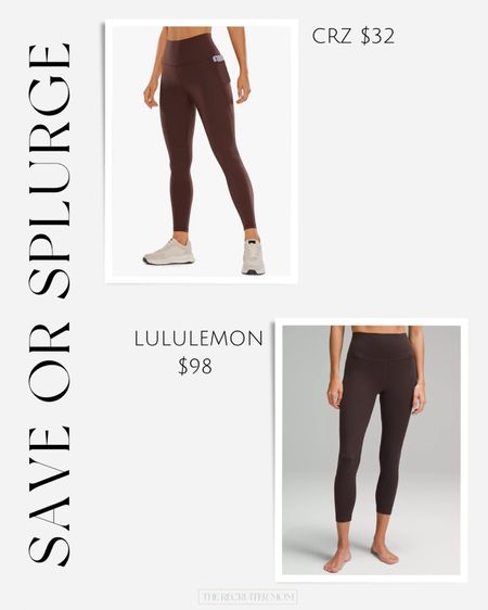 Fall leggings save or splurge 

#LTKfindsunder100 #LTKSeasonal #LTKmidsize