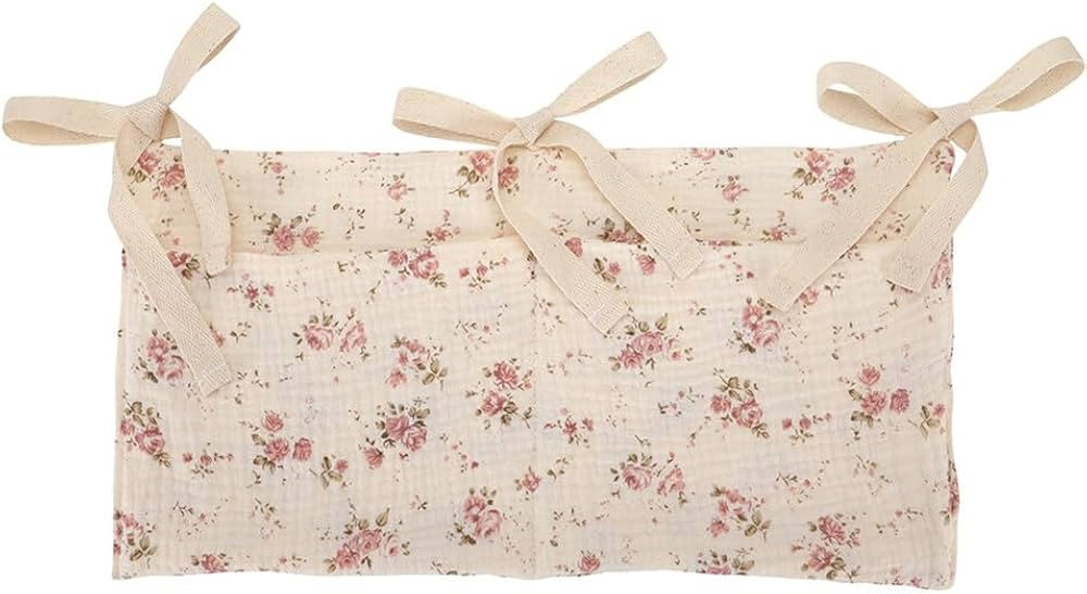 Baby Crib Pocket with Straps Hanging Baby Diaper Caddy Organizer, Diaper Stacker Classified Stora... | Amazon (US)