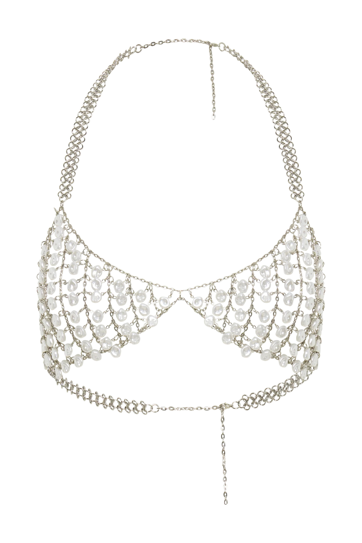 Halsey Pearl Bralette - Pearl | MESHKI US