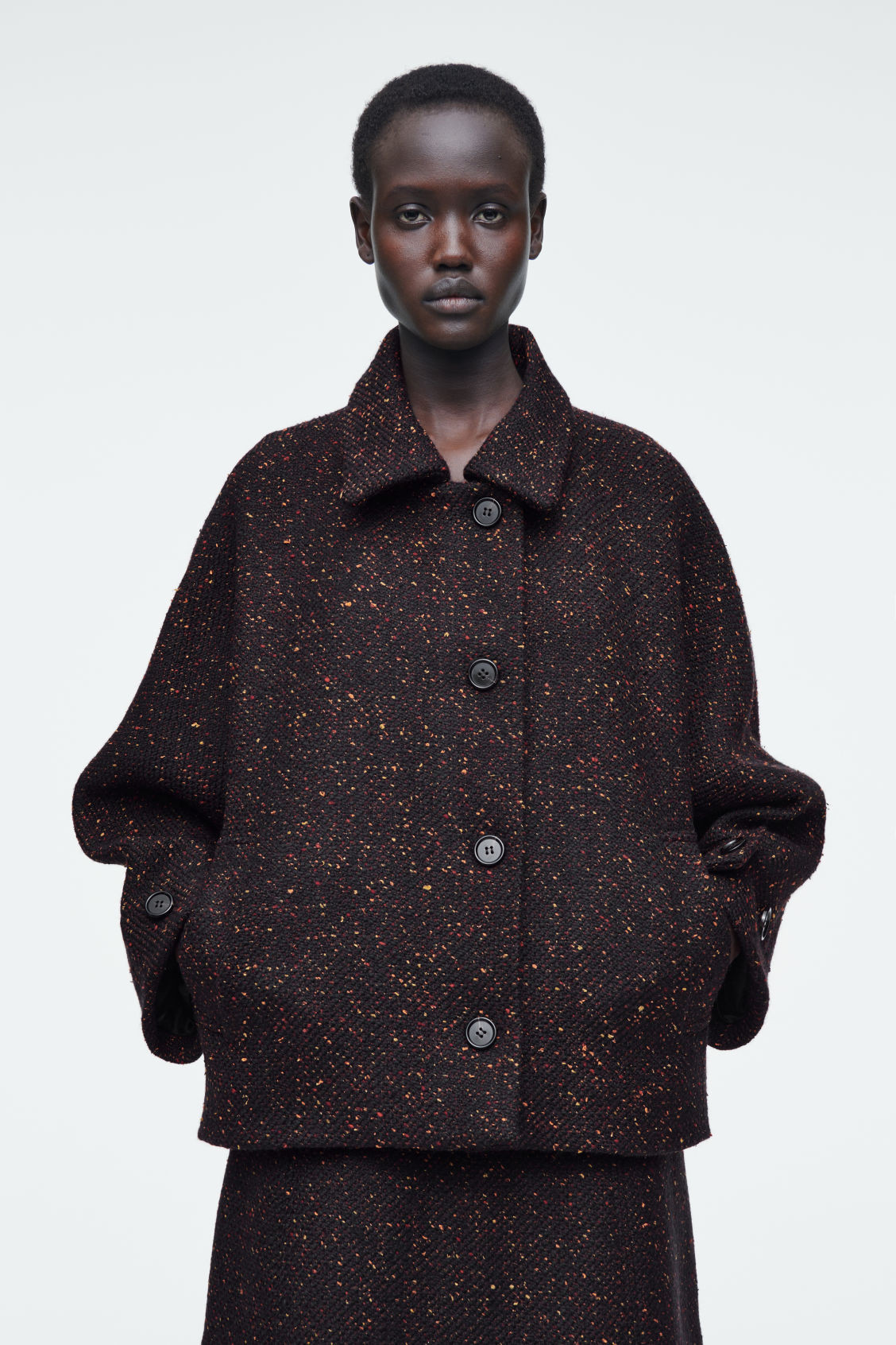 FLECKED WOOL-BLEND JACKET | COS (US)